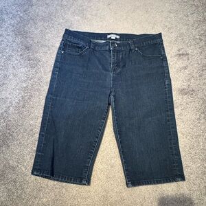NY & Company Denim Bermuda Shorts